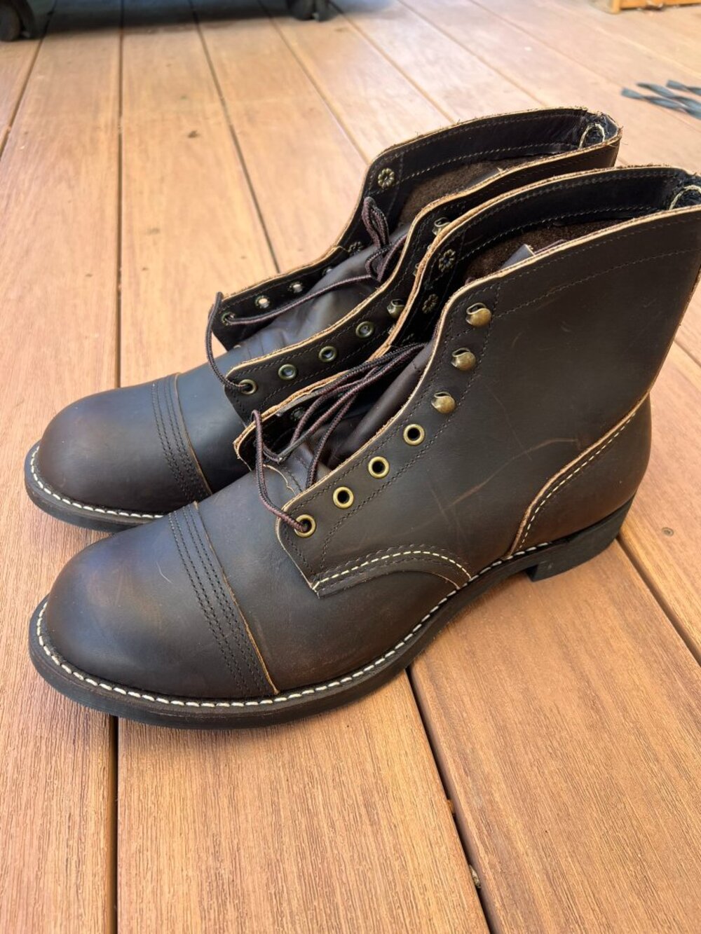 Red Wing Iron Ranger Boots - 4606 Ebony Harness 12D - NWOT RARE LIMITED RELEASE